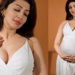 கிளாமர் எல்லை மீறுது… கவர்ச்சி தூக்கலாக pregnancy போட்டோ ஷூட் நடத்திய பிரணிதா!